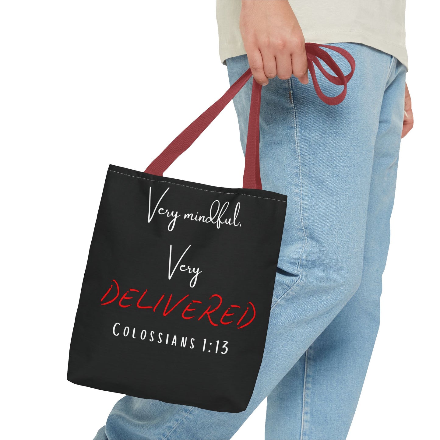 "Very Mindful, Very Delivered" Tote Bag