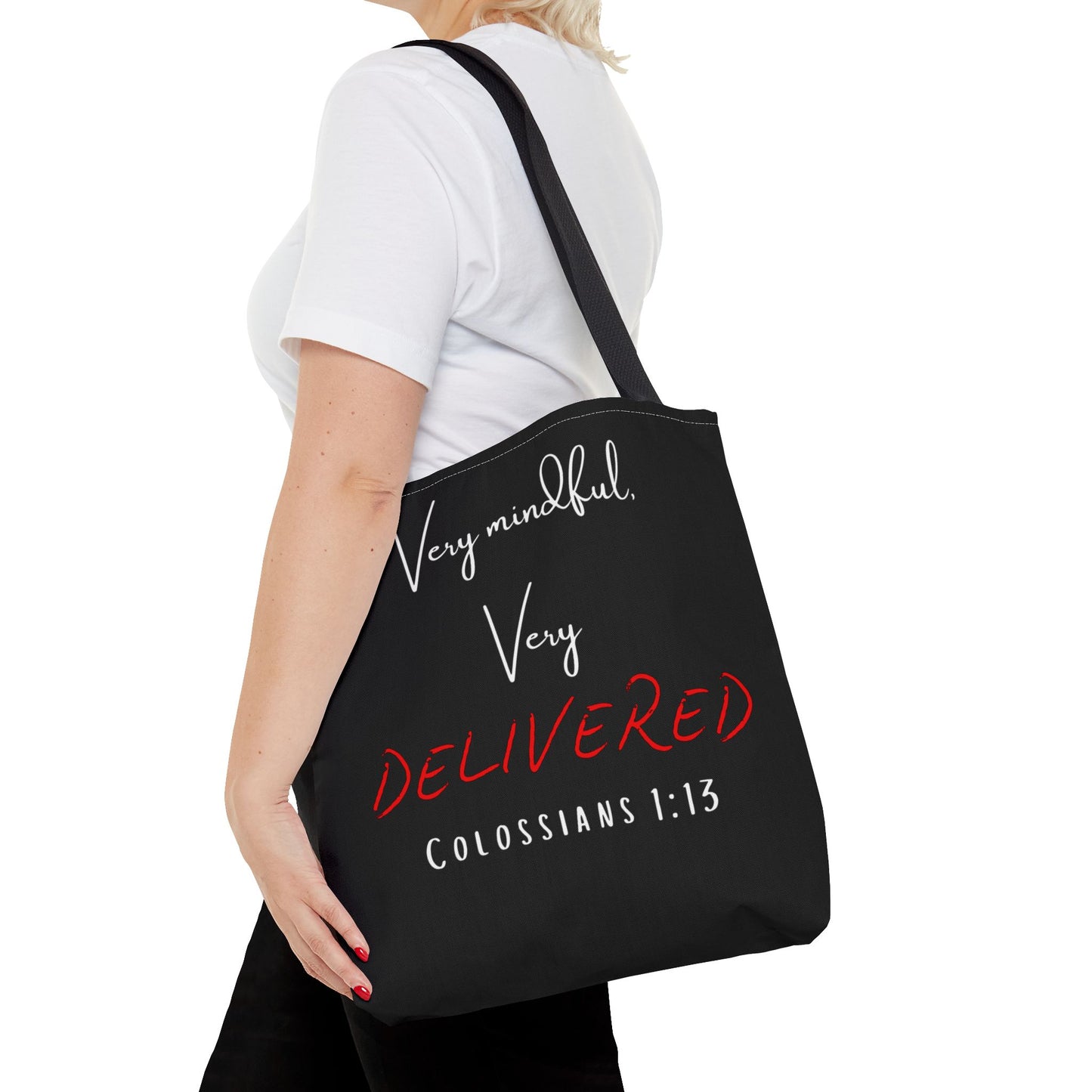 "Very Mindful, Very Delivered" Tote Bag