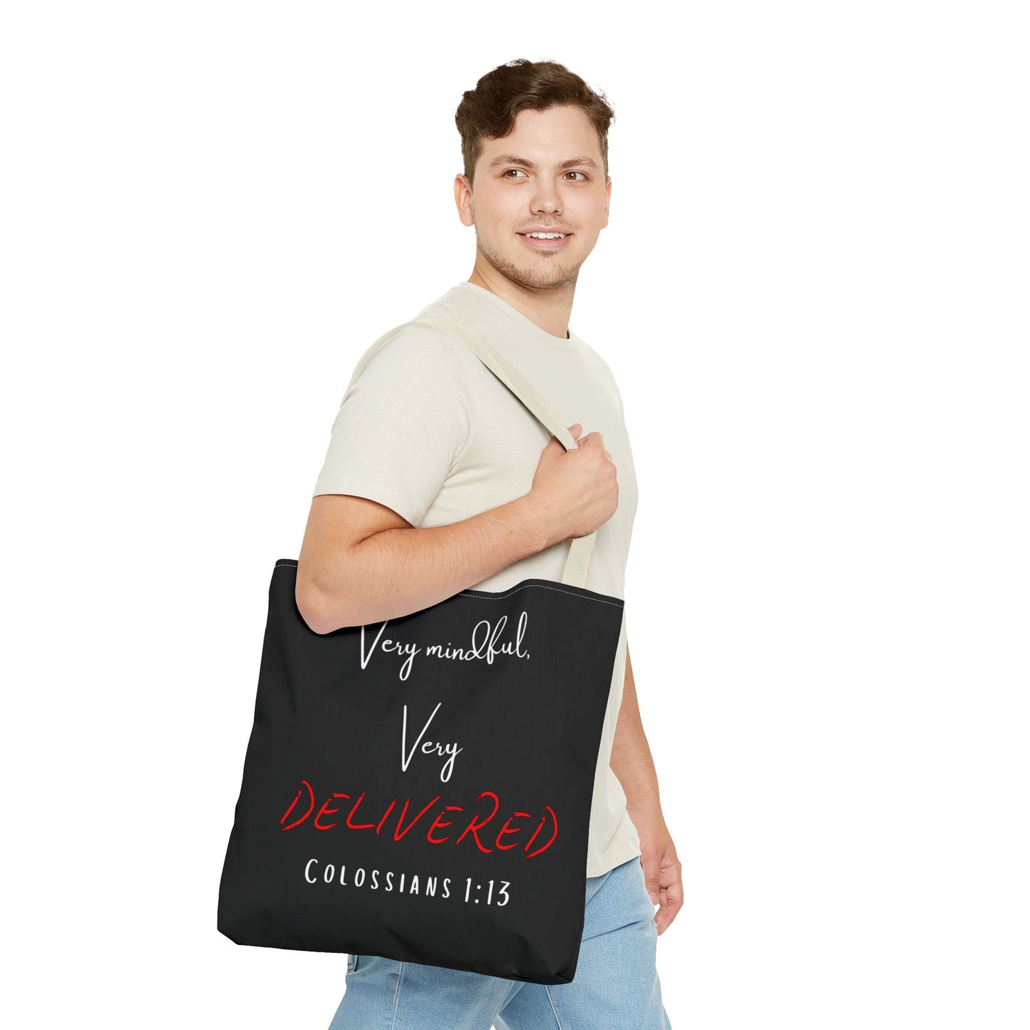 "Very Mindful, Very Delivered" Tote Bag