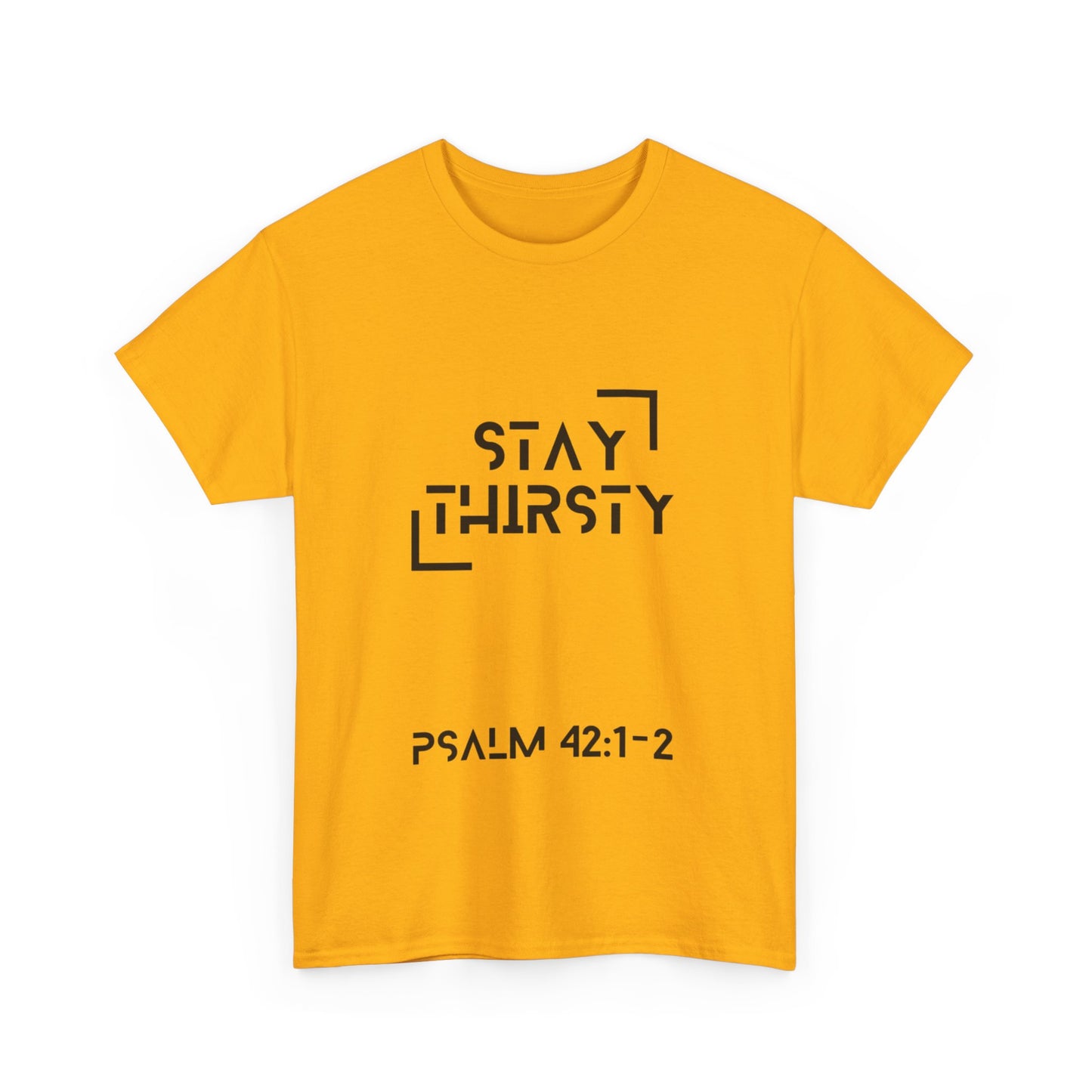 "Stay Thirsty" T-Shirt (Black)