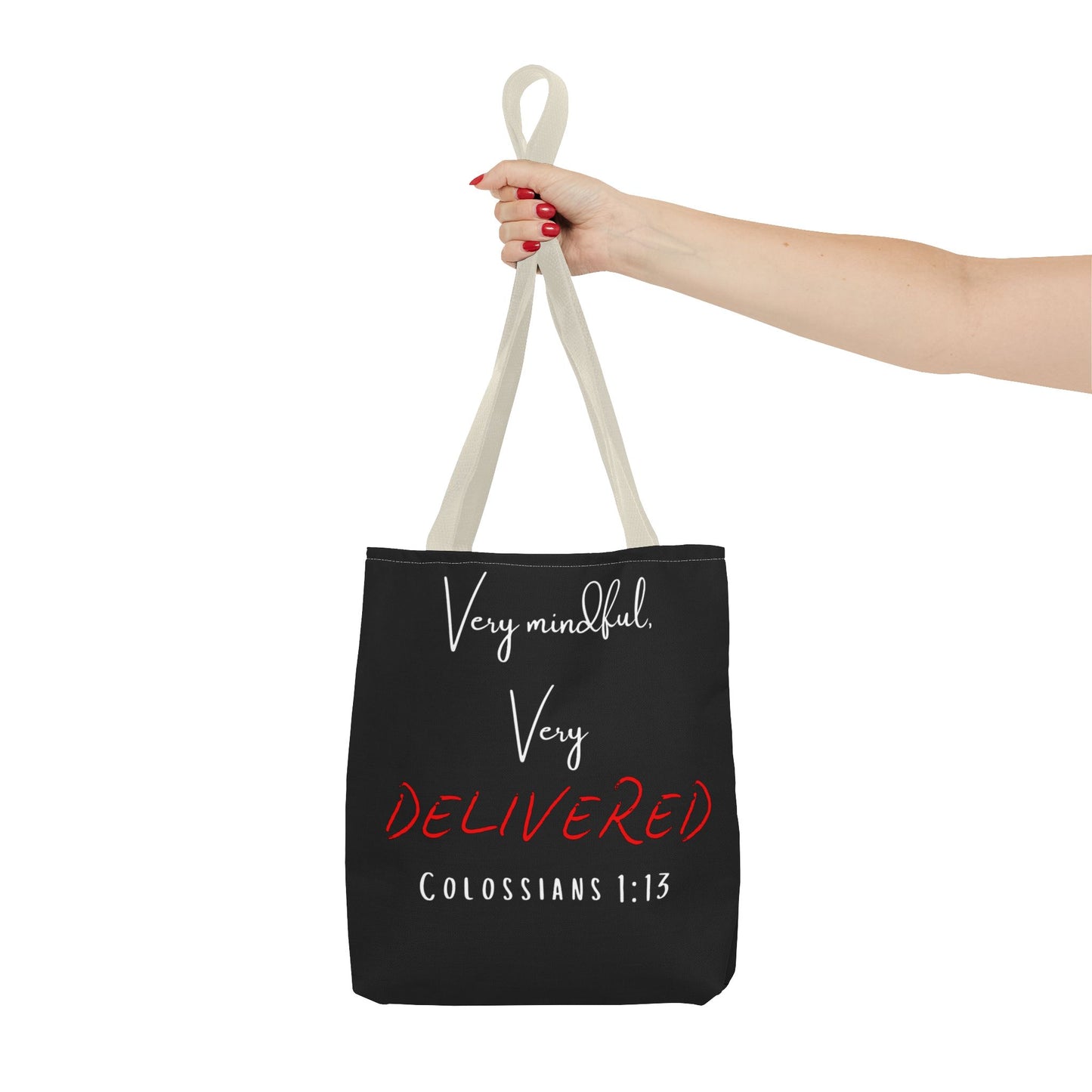 "Very Mindful, Very Delivered" Tote Bag