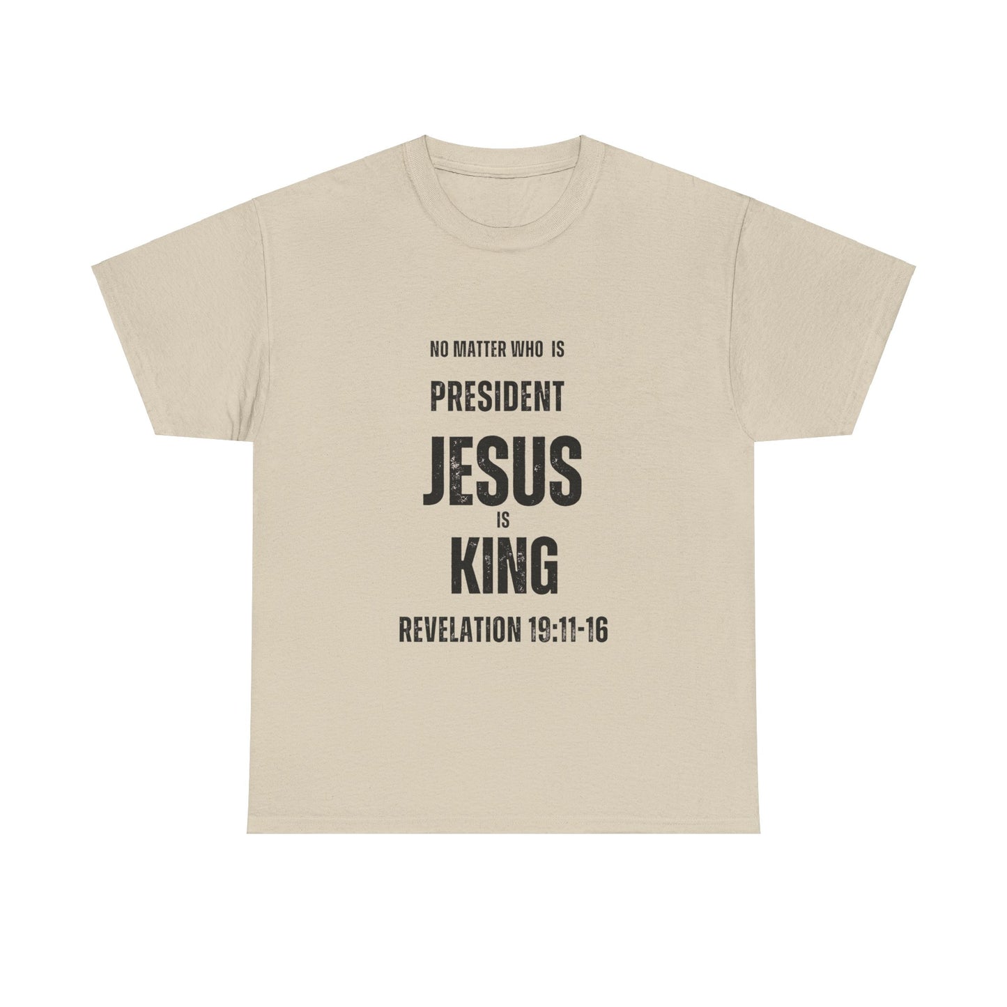 "Jesus is King" T-Shirt (Black)