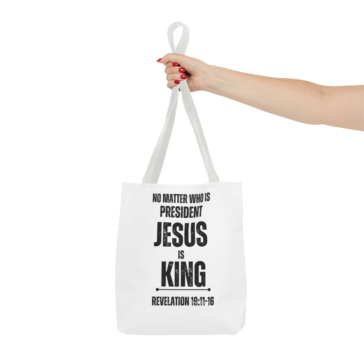 "Jesus is King" Tote Bag