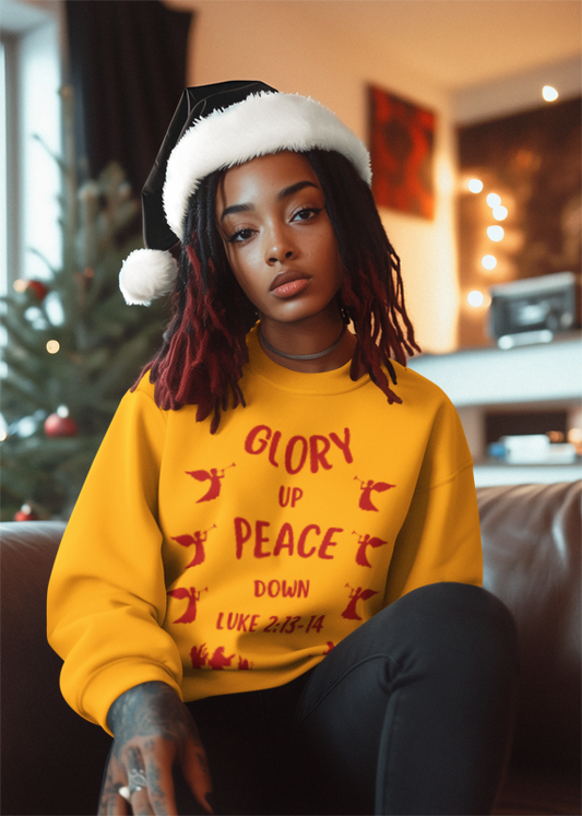 "Glory Up, Peace Down" Sweatshirt