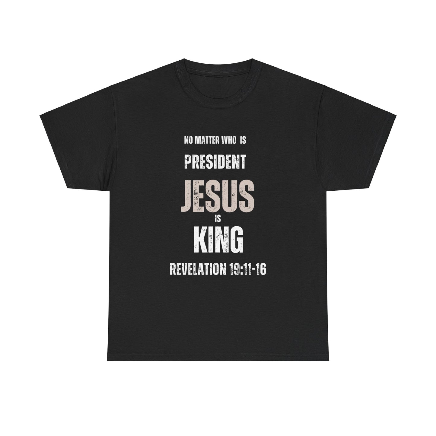 "Jesus is King" Tshirt (white)