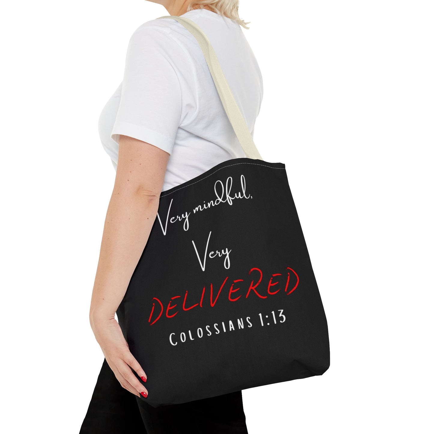 "Very Mindful, Very Delivered" Tote Bag