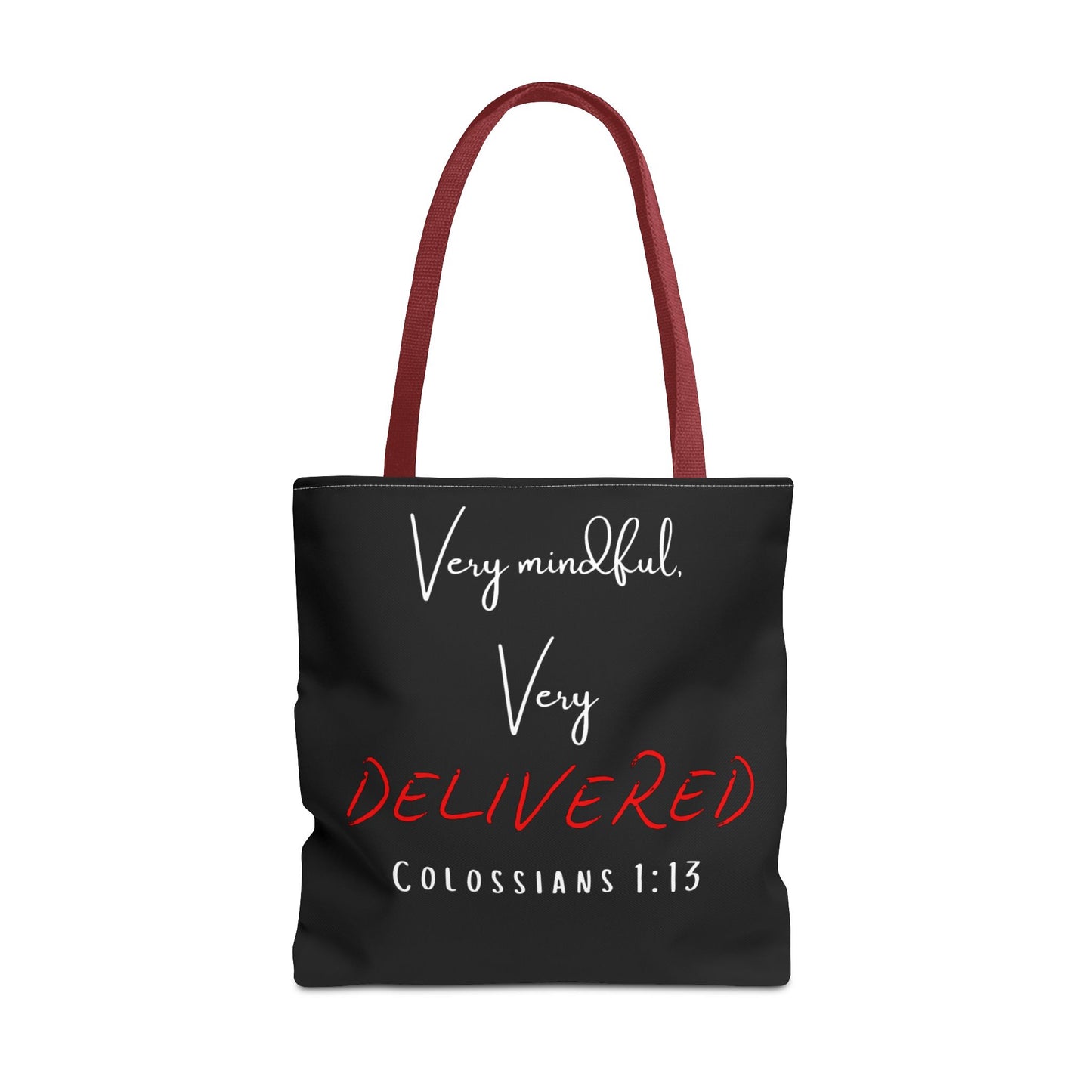 "Very Mindful, Very Delivered" Tote Bag