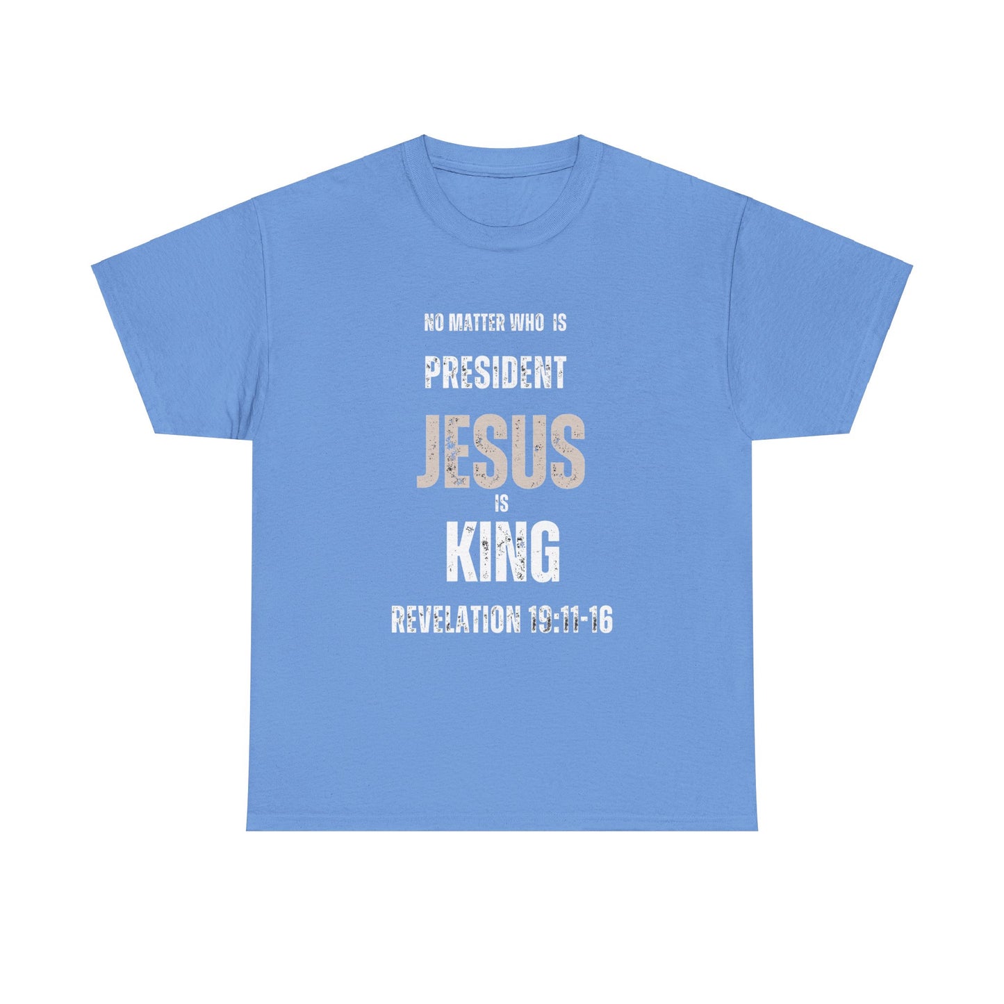 "Jesus is King" Tshirt (white)