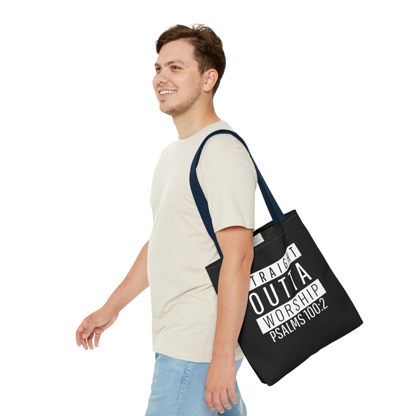 "Straight Outta Worship" Tote