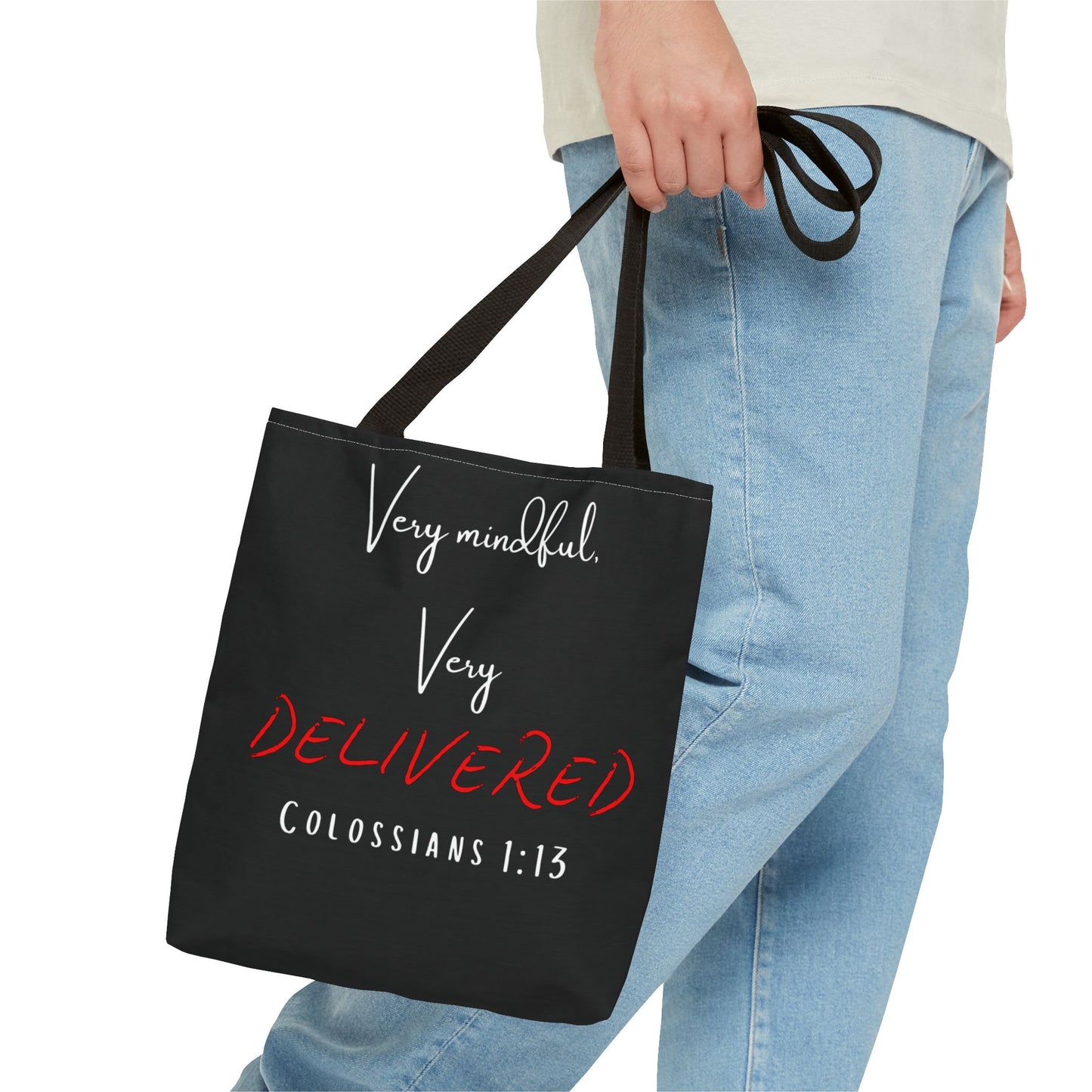 "Very Mindful, Very Delivered" Tote Bag