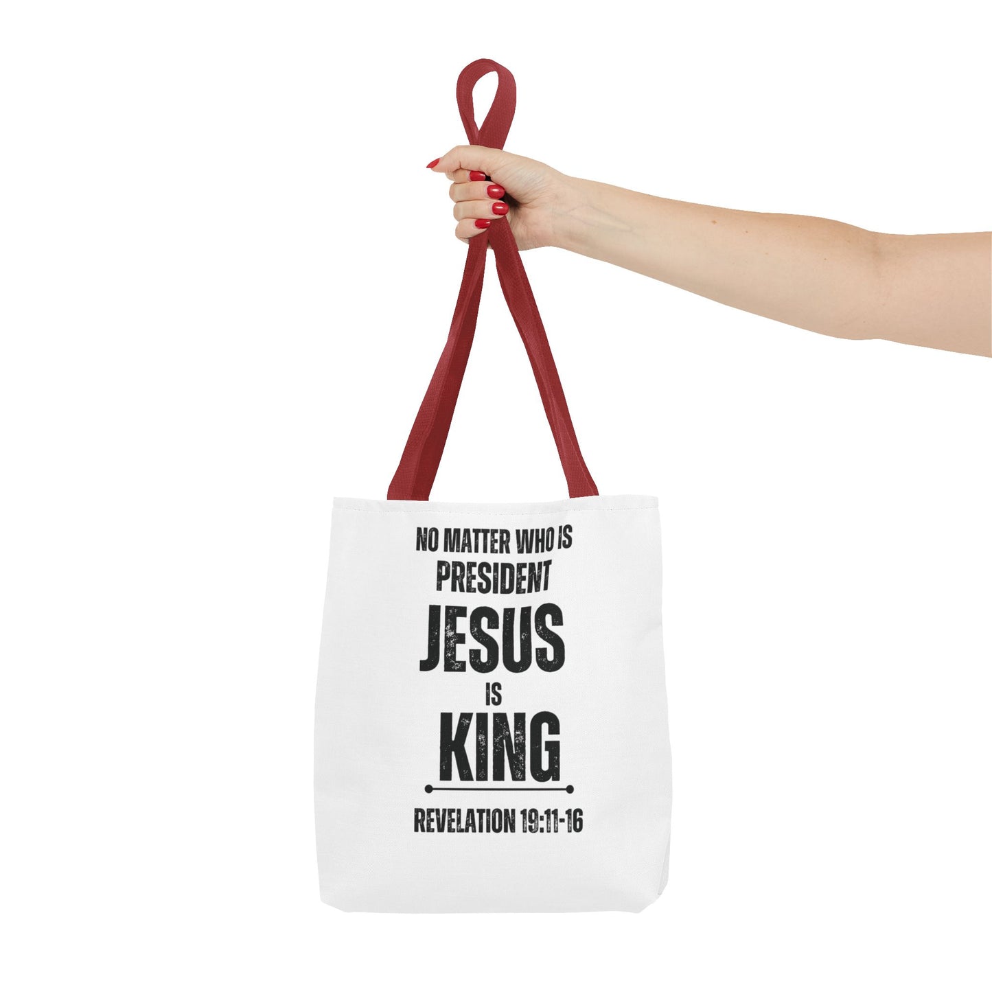 "Jesus is King" Tote Bag