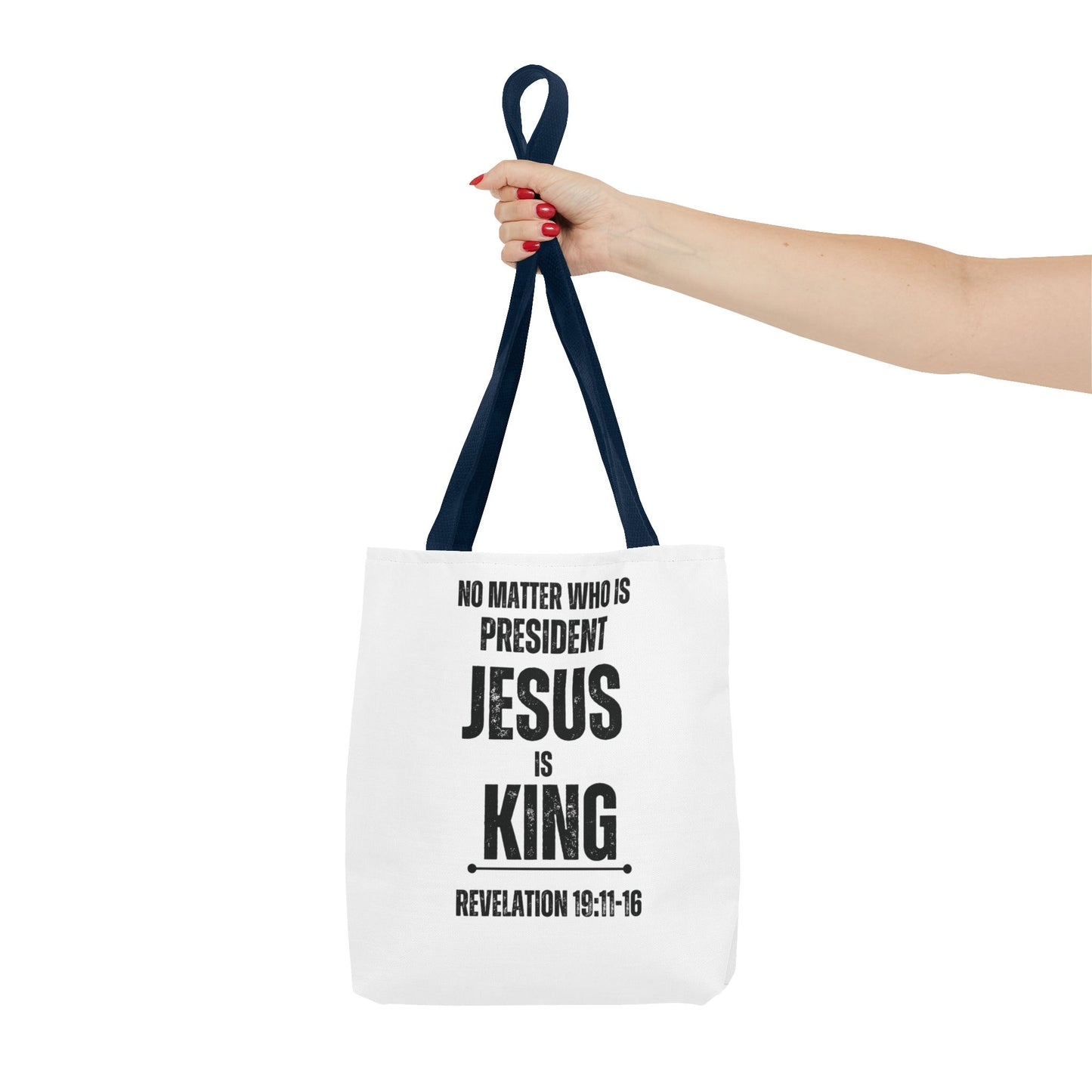 "Jesus is King" Tote Bag