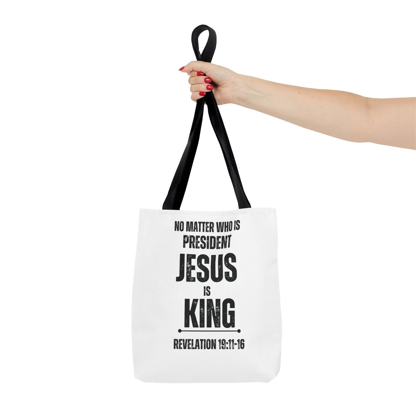 "Jesus is King" Tote Bag