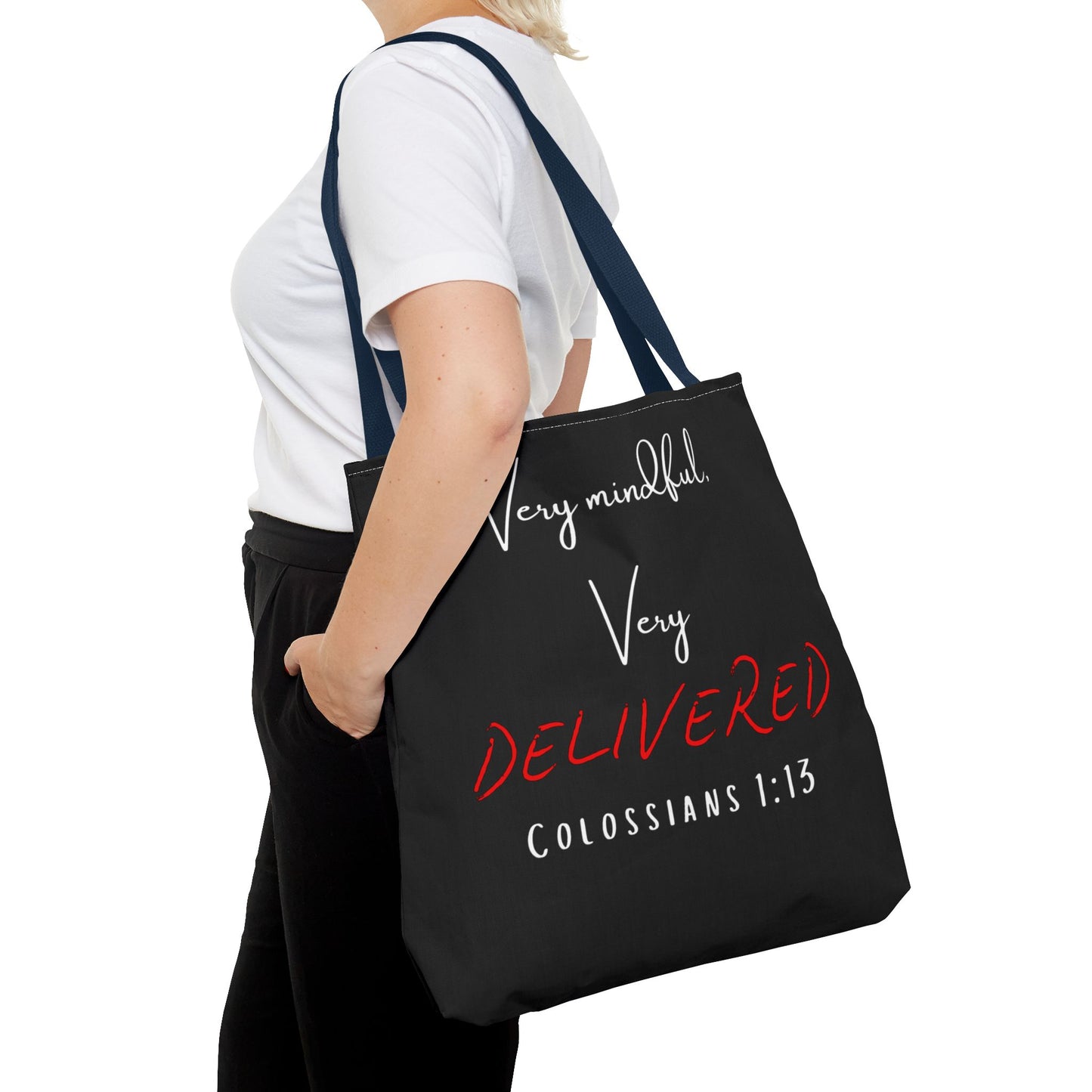 "Very Mindful, Very Delivered" Tote Bag