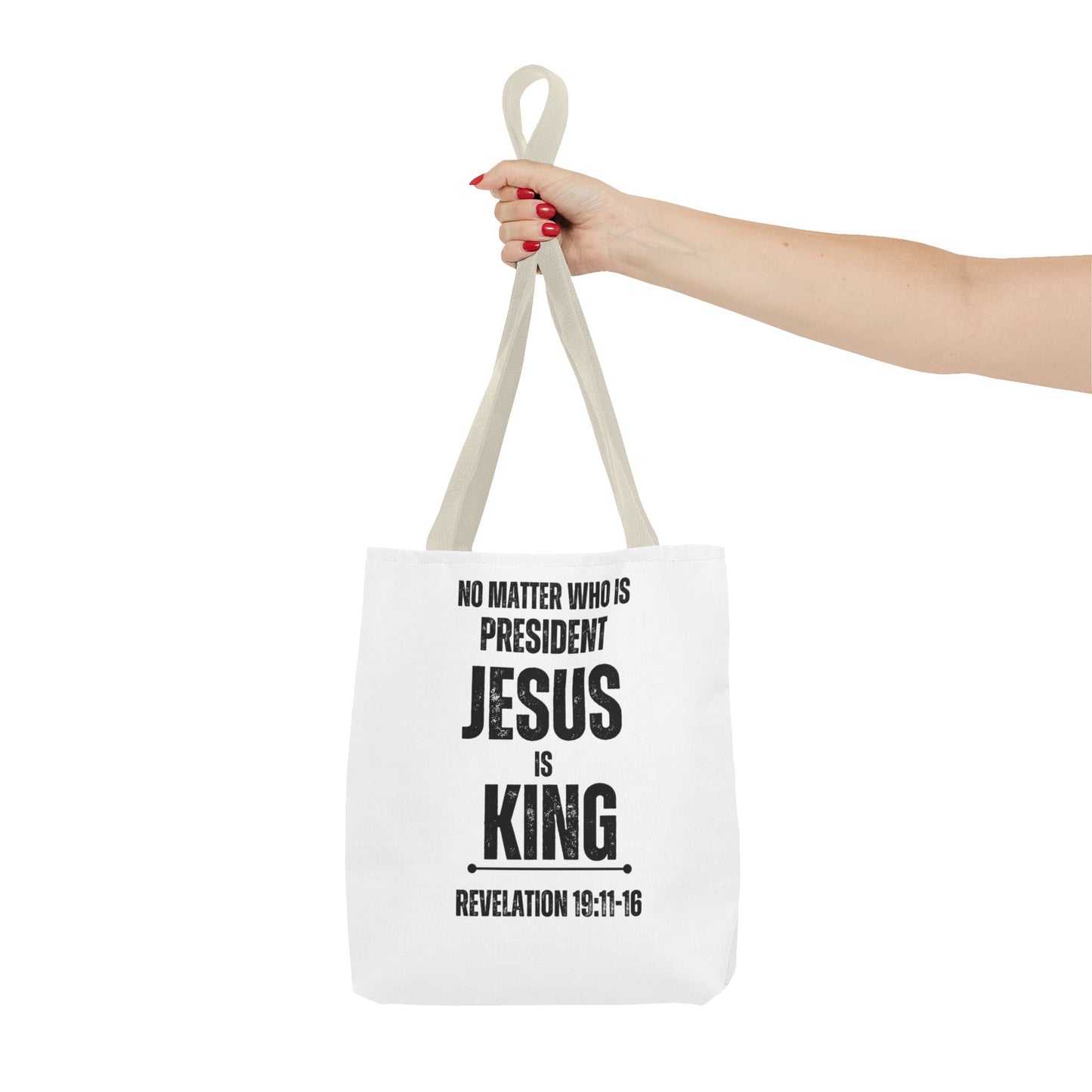 "Jesus is King" Tote Bag